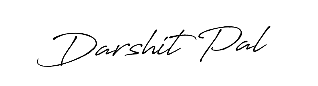 Make a beautiful signature design for name Darshit Pal. With this signature (Antro_Vectra_Bolder) style, you can create a handwritten signature for free. Darshit Pal signature style 7 images and pictures png