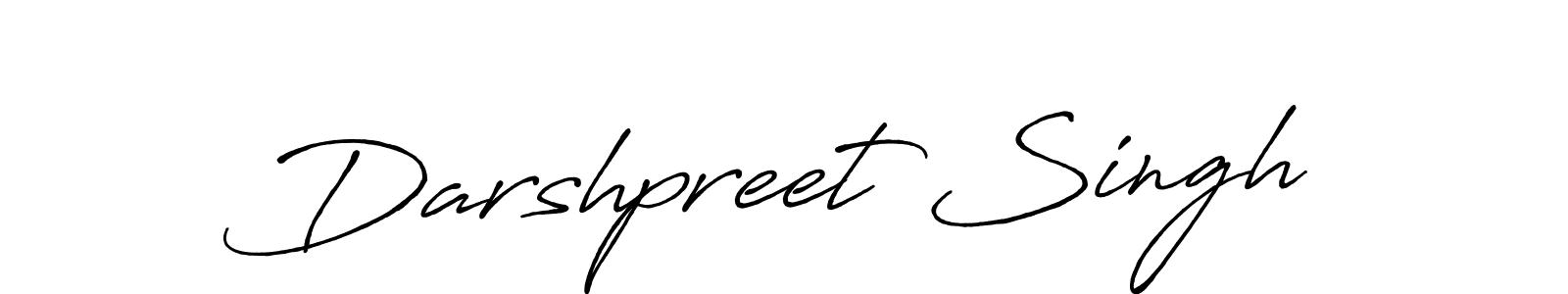 The best way (Antro_Vectra_Bolder) to make a short signature is to pick only two or three words in your name. The name Darshpreet Singh include a total of six letters. For converting this name. Darshpreet Singh signature style 7 images and pictures png