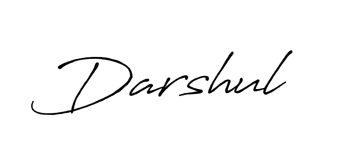 How to make Darshul name signature. Use Antro_Vectra_Bolder style for creating short signs online. This is the latest handwritten sign. Darshul signature style 7 images and pictures png