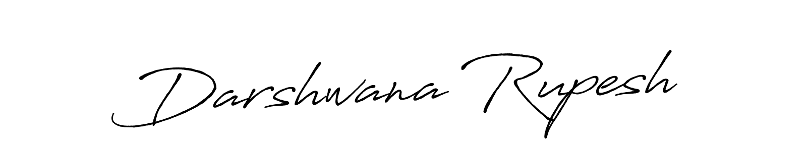 Use a signature maker to create a handwritten signature online. With this signature software, you can design (Antro_Vectra_Bolder) your own signature for name Darshwana Rupesh. Darshwana Rupesh signature style 7 images and pictures png