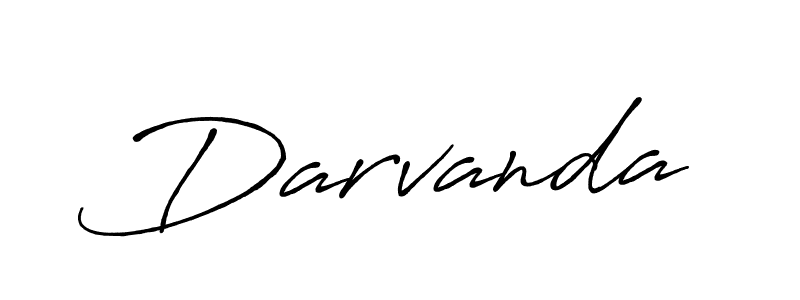 Create a beautiful signature design for name Darvanda. With this signature (Antro_Vectra_Bolder) fonts, you can make a handwritten signature for free. Darvanda signature style 7 images and pictures png