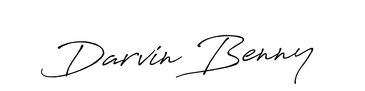 You should practise on your own different ways (Antro_Vectra_Bolder) to write your name (Darvin Benny) in signature. don't let someone else do it for you. Darvin Benny signature style 7 images and pictures png