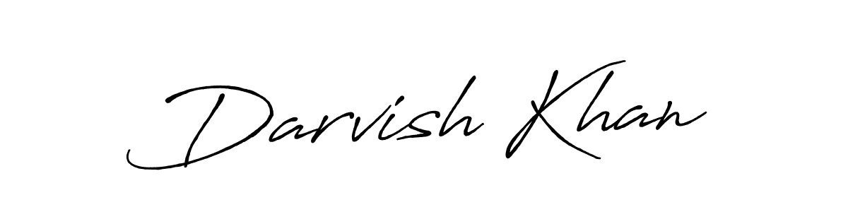 It looks lik you need a new signature style for name Darvish Khan. Design unique handwritten (Antro_Vectra_Bolder) signature with our free signature maker in just a few clicks. Darvish Khan signature style 7 images and pictures png