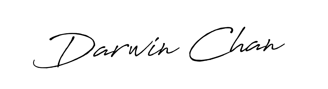 Darwin Chan stylish signature style. Best Handwritten Sign (Antro_Vectra_Bolder) for my name. Handwritten Signature Collection Ideas for my name Darwin Chan. Darwin Chan signature style 7 images and pictures png