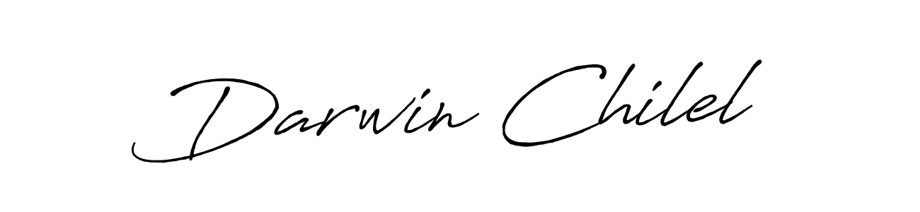 Similarly Antro_Vectra_Bolder is the best handwritten signature design. Signature creator online .You can use it as an online autograph creator for name Darwin Chilel. Darwin Chilel signature style 7 images and pictures png