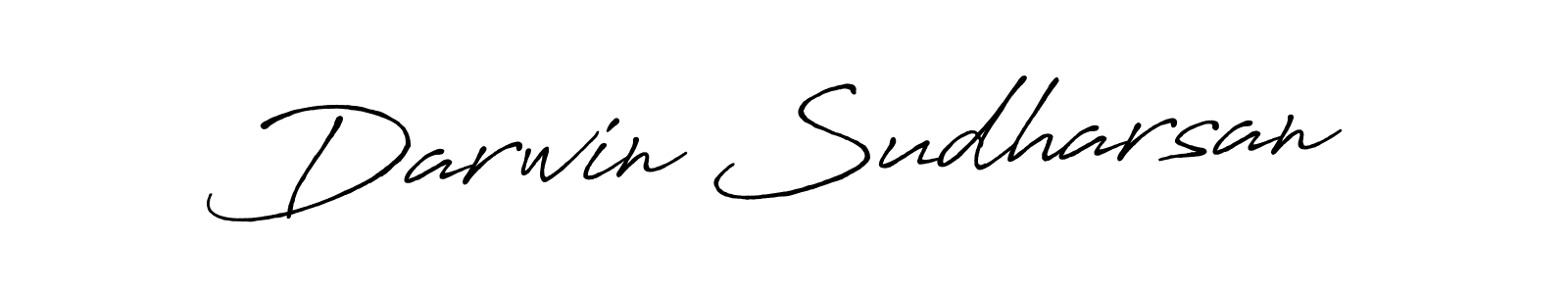 Make a beautiful signature design for name Darwin Sudharsan. Use this online signature maker to create a handwritten signature for free. Darwin Sudharsan signature style 7 images and pictures png