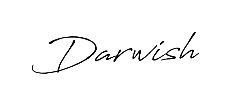 You should practise on your own different ways (Antro_Vectra_Bolder) to write your name (Darwish ) in signature. don't let someone else do it for you. Darwish  signature style 7 images and pictures png