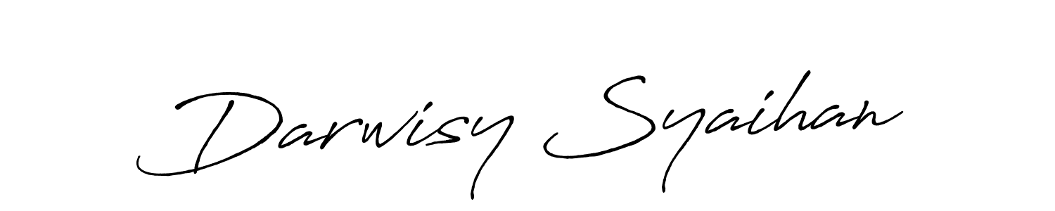 It looks lik you need a new signature style for name Darwisy Syaihan. Design unique handwritten (Antro_Vectra_Bolder) signature with our free signature maker in just a few clicks. Darwisy Syaihan signature style 7 images and pictures png