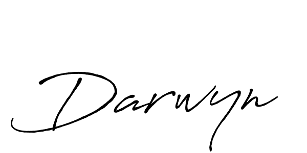 The best way (Antro_Vectra_Bolder) to make a short signature is to pick only two or three words in your name. The name Darwyn include a total of six letters. For converting this name. Darwyn signature style 7 images and pictures png