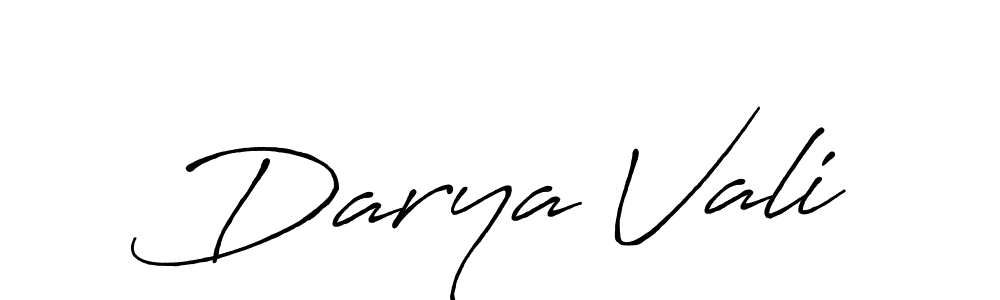 if you are searching for the best signature style for your name Darya Vali. so please give up your signature search. here we have designed multiple signature styles  using Antro_Vectra_Bolder. Darya Vali signature style 7 images and pictures png