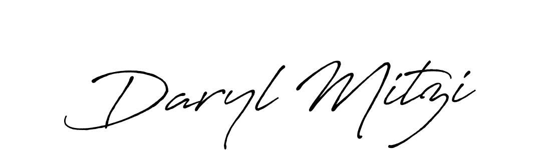 Also we have Daryl Mitzi name is the best signature style. Create professional handwritten signature collection using Antro_Vectra_Bolder autograph style. Daryl Mitzi signature style 7 images and pictures png