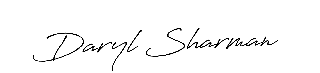 Design your own signature with our free online signature maker. With this signature software, you can create a handwritten (Antro_Vectra_Bolder) signature for name Daryl Sharman. Daryl Sharman signature style 7 images and pictures png