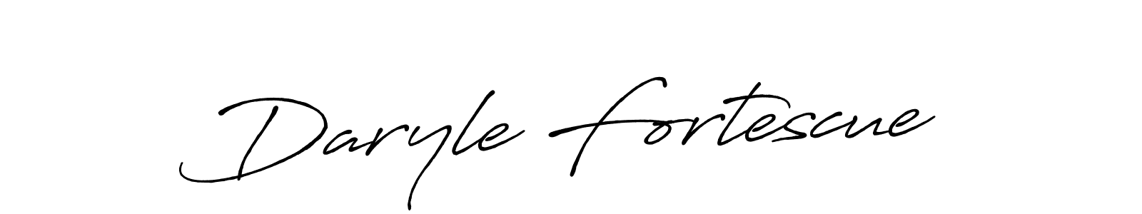 Daryle Fortescue stylish signature style. Best Handwritten Sign (Antro_Vectra_Bolder) for my name. Handwritten Signature Collection Ideas for my name Daryle Fortescue. Daryle Fortescue signature style 7 images and pictures png