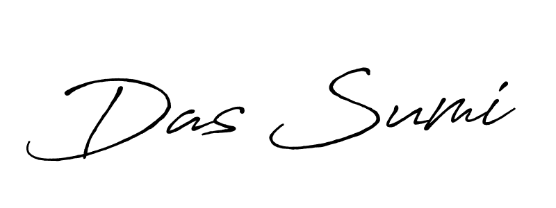 How to make Das Sumi name signature. Use Antro_Vectra_Bolder style for creating short signs online. This is the latest handwritten sign. Das Sumi signature style 7 images and pictures png