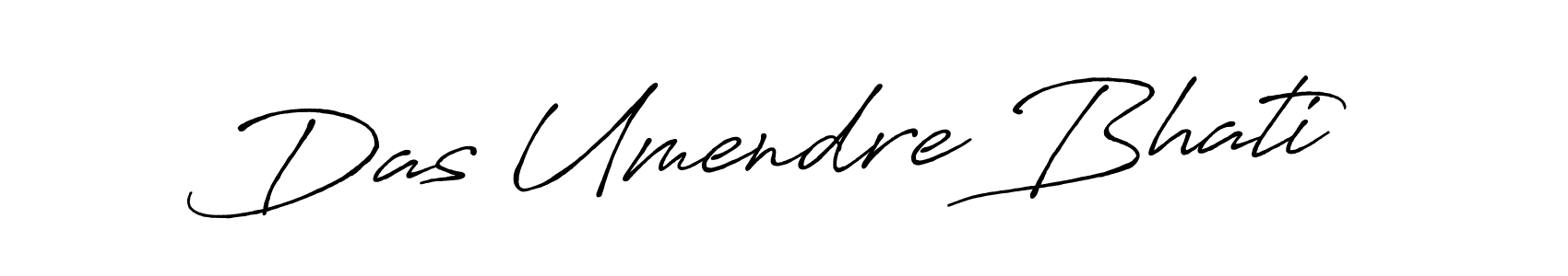 Create a beautiful signature design for name Das Umendre Bhati. With this signature (Antro_Vectra_Bolder) fonts, you can make a handwritten signature for free. Das Umendre Bhati signature style 7 images and pictures png