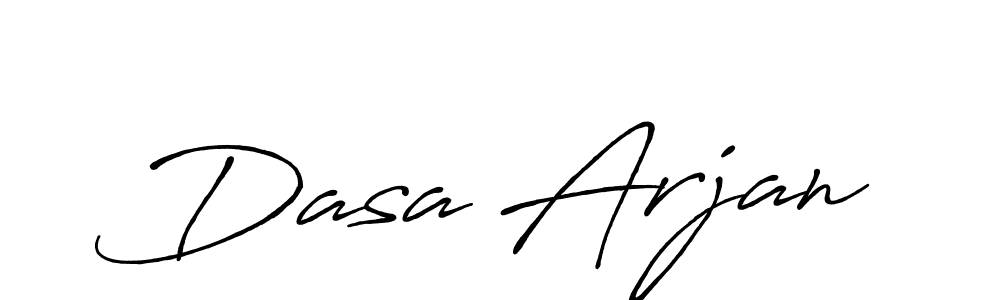 How to make Dasa Arjan name signature. Use Antro_Vectra_Bolder style for creating short signs online. This is the latest handwritten sign. Dasa Arjan signature style 7 images and pictures png