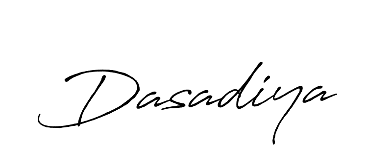 Also we have Dasadiya name is the best signature style. Create professional handwritten signature collection using Antro_Vectra_Bolder autograph style. Dasadiya signature style 7 images and pictures png