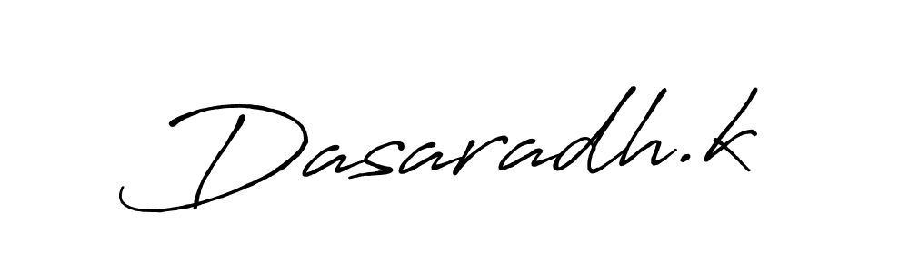 Also we have Dasaradh.k name is the best signature style. Create professional handwritten signature collection using Antro_Vectra_Bolder autograph style. Dasaradh.k signature style 7 images and pictures png