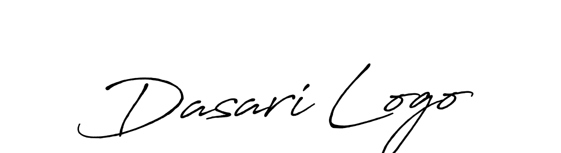 How to make Dasari Logo name signature. Use Antro_Vectra_Bolder style for creating short signs online. This is the latest handwritten sign. Dasari Logo signature style 7 images and pictures png