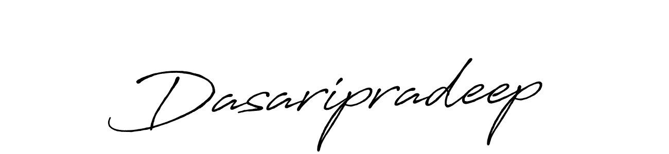 How to make Dasaripradeep name signature. Use Antro_Vectra_Bolder style for creating short signs online. This is the latest handwritten sign. Dasaripradeep signature style 7 images and pictures png