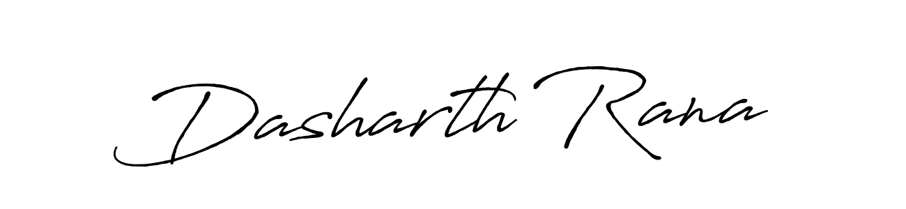 Make a beautiful signature design for name Dasharth Rana. With this signature (Antro_Vectra_Bolder) style, you can create a handwritten signature for free. Dasharth Rana signature style 7 images and pictures png