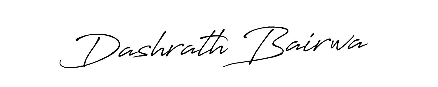 Dashrath Bairwa stylish signature style. Best Handwritten Sign (Antro_Vectra_Bolder) for my name. Handwritten Signature Collection Ideas for my name Dashrath Bairwa. Dashrath Bairwa signature style 7 images and pictures png