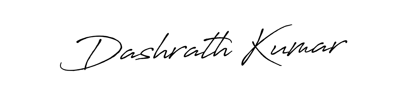 Make a beautiful signature design for name Dashrath Kumar. With this signature (Antro_Vectra_Bolder) style, you can create a handwritten signature for free. Dashrath Kumar signature style 7 images and pictures png