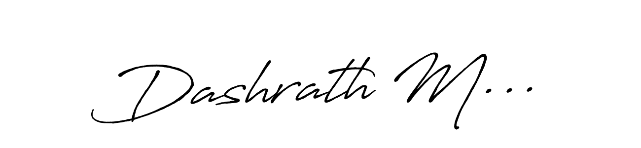 How to make Dashrath M... signature? Antro_Vectra_Bolder is a professional autograph style. Create handwritten signature for Dashrath M... name. Dashrath M... signature style 7 images and pictures png