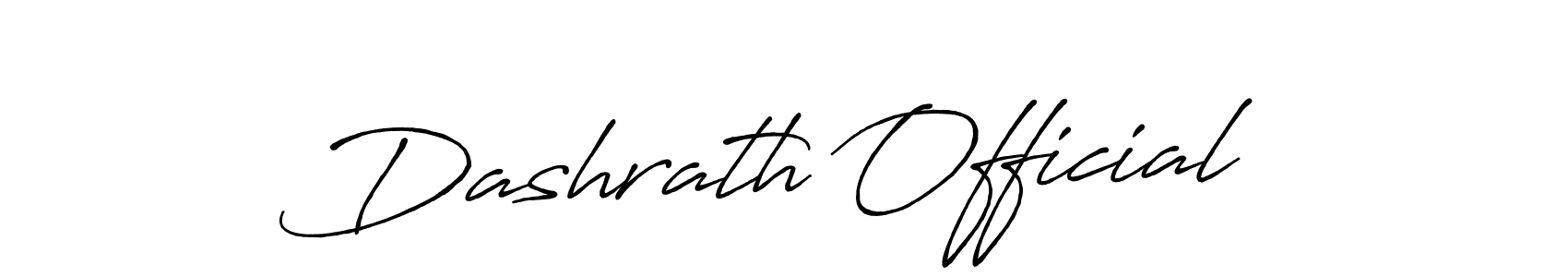 Also we have Dashrath Official name is the best signature style. Create professional handwritten signature collection using Antro_Vectra_Bolder autograph style. Dashrath Official signature style 7 images and pictures png