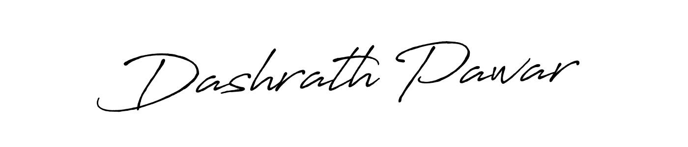 Create a beautiful signature design for name Dashrath Pawar. With this signature (Antro_Vectra_Bolder) fonts, you can make a handwritten signature for free. Dashrath Pawar signature style 7 images and pictures png