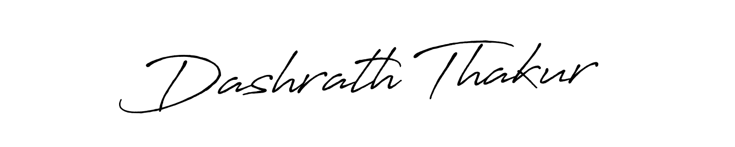 Design your own signature with our free online signature maker. With this signature software, you can create a handwritten (Antro_Vectra_Bolder) signature for name Dashrath Thakur. Dashrath Thakur signature style 7 images and pictures png