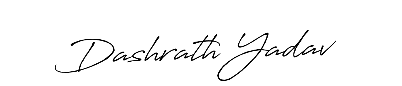 Use a signature maker to create a handwritten signature online. With this signature software, you can design (Antro_Vectra_Bolder) your own signature for name Dashrath Yadav. Dashrath Yadav signature style 7 images and pictures png