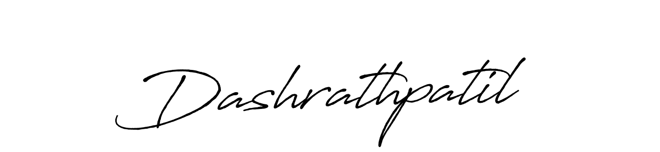 Make a beautiful signature design for name Dashrathpatil. With this signature (Antro_Vectra_Bolder) style, you can create a handwritten signature for free. Dashrathpatil signature style 7 images and pictures png