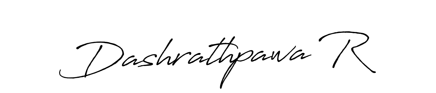 The best way (Antro_Vectra_Bolder) to make a short signature is to pick only two or three words in your name. The name Dashrathpawa R include a total of six letters. For converting this name. Dashrathpawa R signature style 7 images and pictures png