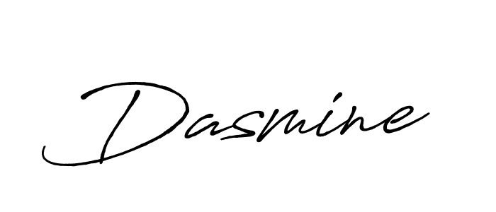 How to make Dasmine signature? Antro_Vectra_Bolder is a professional autograph style. Create handwritten signature for Dasmine name. Dasmine signature style 7 images and pictures png