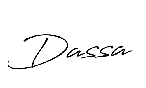 You should practise on your own different ways (Antro_Vectra_Bolder) to write your name (Dassa) in signature. don't let someone else do it for you. Dassa signature style 7 images and pictures png