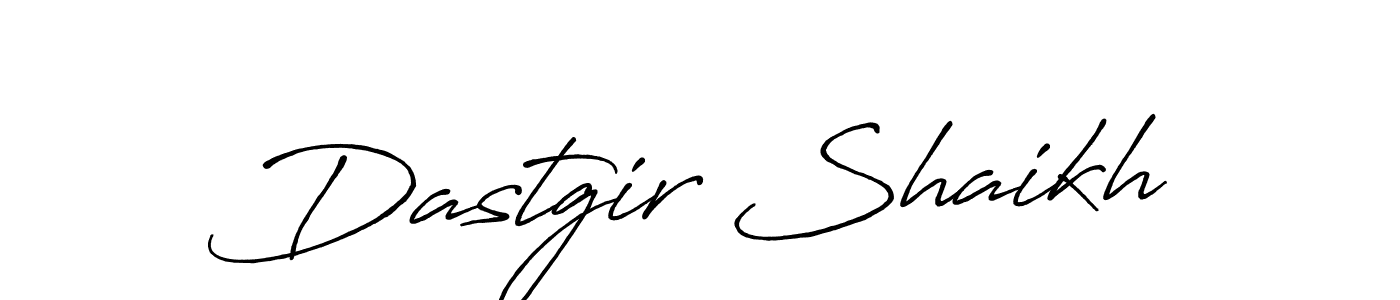 Use a signature maker to create a handwritten signature online. With this signature software, you can design (Antro_Vectra_Bolder) your own signature for name Dastgir Shaikh. Dastgir Shaikh signature style 7 images and pictures png