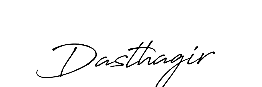 Make a beautiful signature design for name Dasthagir. With this signature (Antro_Vectra_Bolder) style, you can create a handwritten signature for free. Dasthagir signature style 7 images and pictures png