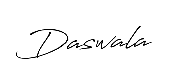 Design your own signature with our free online signature maker. With this signature software, you can create a handwritten (Antro_Vectra_Bolder) signature for name Daswala. Daswala signature style 7 images and pictures png