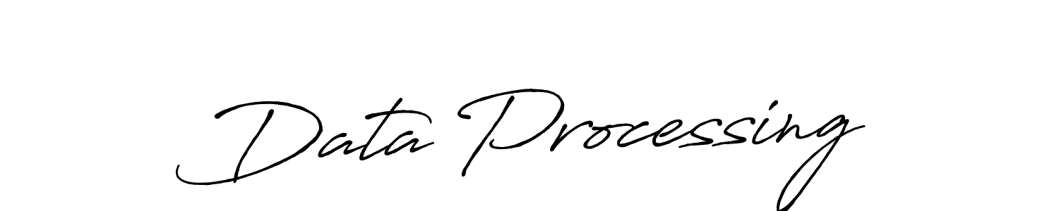 You should practise on your own different ways (Antro_Vectra_Bolder) to write your name (Data Processing) in signature. don't let someone else do it for you. Data Processing signature style 7 images and pictures png