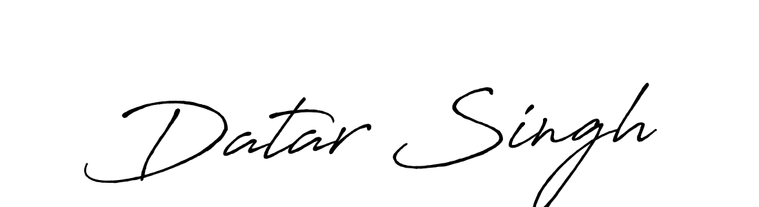 Datar Singh stylish signature style. Best Handwritten Sign (Antro_Vectra_Bolder) for my name. Handwritten Signature Collection Ideas for my name Datar Singh. Datar Singh signature style 7 images and pictures png