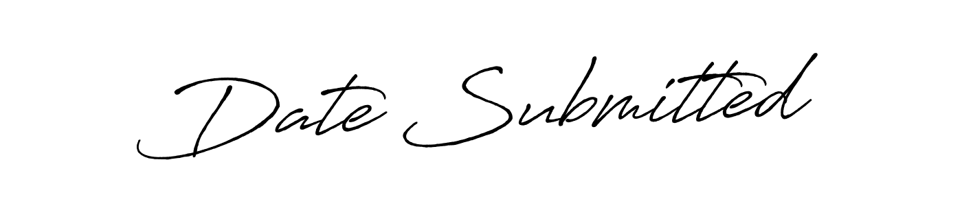 Make a beautiful signature design for name Date Submitted. With this signature (Antro_Vectra_Bolder) style, you can create a handwritten signature for free. Date Submitted signature style 7 images and pictures png