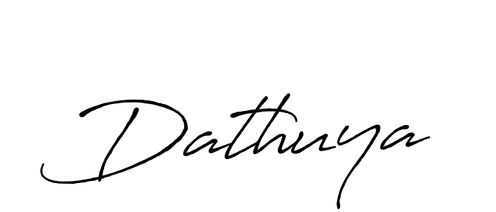 How to make Dathuya signature? Antro_Vectra_Bolder is a professional autograph style. Create handwritten signature for Dathuya name. Dathuya signature style 7 images and pictures png