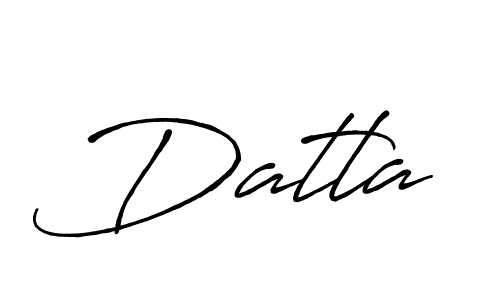 Design your own signature with our free online signature maker. With this signature software, you can create a handwritten (Antro_Vectra_Bolder) signature for name Datla. Datla signature style 7 images and pictures png