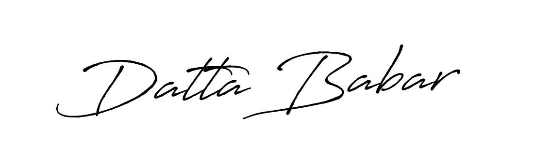 Use a signature maker to create a handwritten signature online. With this signature software, you can design (Antro_Vectra_Bolder) your own signature for name Datta Babar. Datta Babar signature style 7 images and pictures png