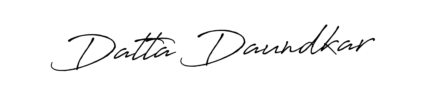 Design your own signature with our free online signature maker. With this signature software, you can create a handwritten (Antro_Vectra_Bolder) signature for name Datta Daundkar. Datta Daundkar signature style 7 images and pictures png