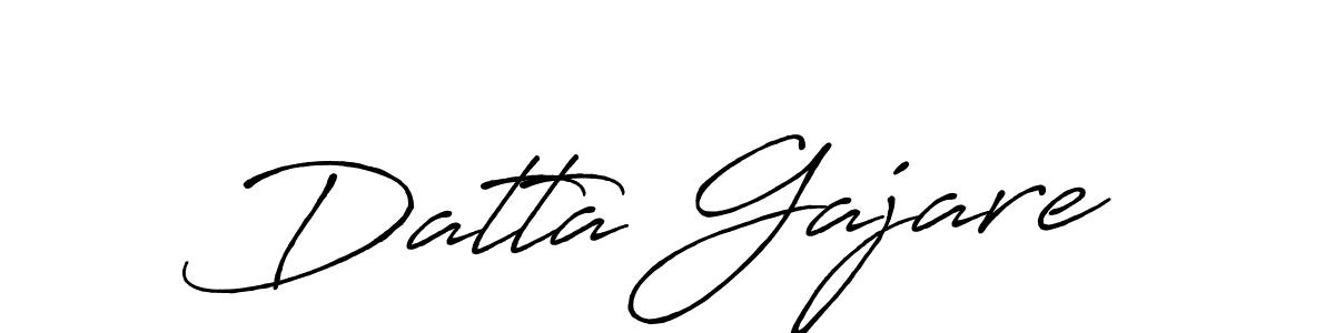 How to make Datta Gajare name signature. Use Antro_Vectra_Bolder style for creating short signs online. This is the latest handwritten sign. Datta Gajare signature style 7 images and pictures png