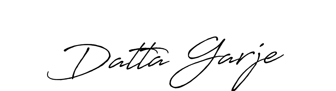 Make a beautiful signature design for name Datta Garje. Use this online signature maker to create a handwritten signature for free. Datta Garje signature style 7 images and pictures png