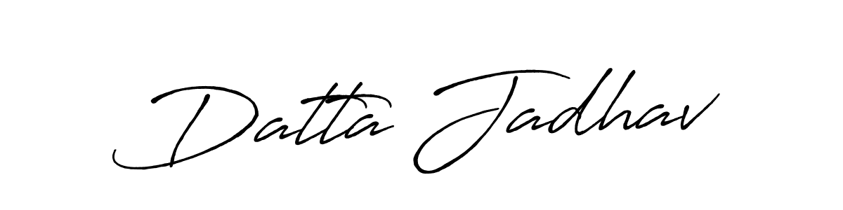 Also we have Datta Jadhav name is the best signature style. Create professional handwritten signature collection using Antro_Vectra_Bolder autograph style. Datta Jadhav signature style 7 images and pictures png