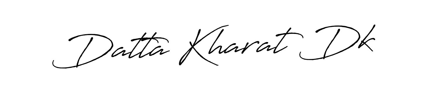 Antro_Vectra_Bolder is a professional signature style that is perfect for those who want to add a touch of class to their signature. It is also a great choice for those who want to make their signature more unique. Get Datta Kharat Dk name to fancy signature for free. Datta Kharat Dk signature style 7 images and pictures png